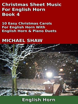 cover image of Christmas Sheet Music For English Horn